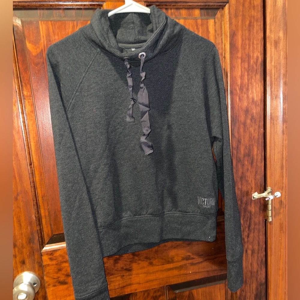 Victoria's Secret Charcoal Cowl Neck Sweater Womens Small NWOT